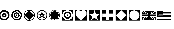Pop Art Extras Font UPPERCASE