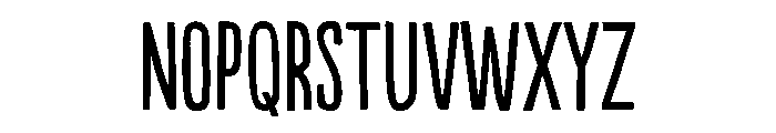 Populaire Regular Font UPPERCASE