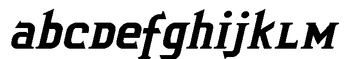 Porkshop Bold Italic FONT