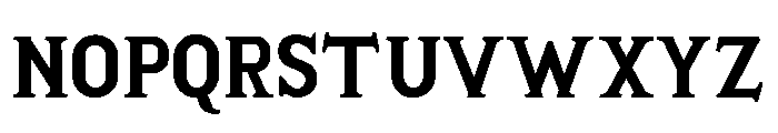 Porkshop Bold Font UPPERCASE