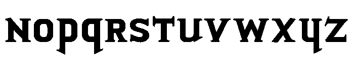 Porkshop Bold Font LOWERCASE
