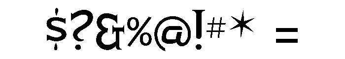 Porkshop Regular Font OTHER CHARS