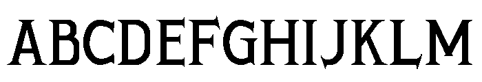 Porkshop Regular Font UPPERCASE