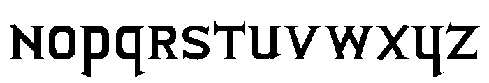 Porkshop Regular Font LOWERCASE