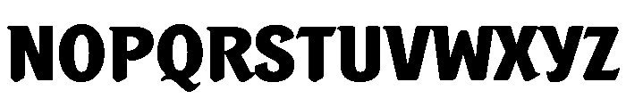 Portobello Bold Font UPPERCASE
