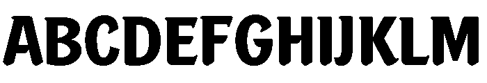Portobello Demi Bold Font UPPERCASE