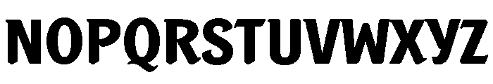 Portobello Demi Bold Font UPPERCASE
