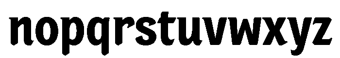 Portobello Demi Bold Font LOWERCASE