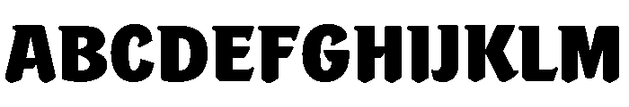 Portobello Extra Bold Font UPPERCASE