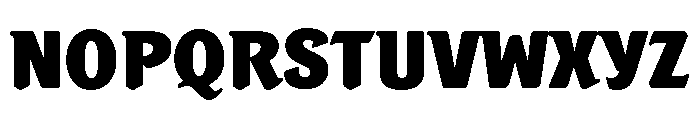 Portobello Extra Bold Font UPPERCASE
