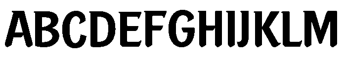 Portobello Medium Font UPPERCASE