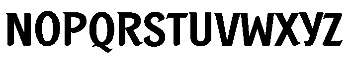 Portobello Medium Font UPPERCASE