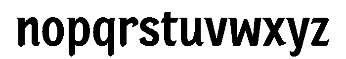 Portobello Medium Font LOWERCASE
