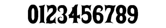 Posada Irregular Font OTHER CHARS