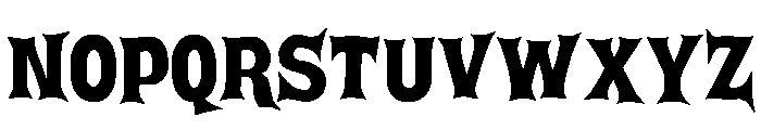 Posada Irregular Font LOWERCASE