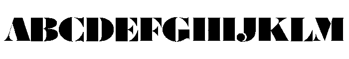 Posh Ultra Capitals Font UPPERCASE