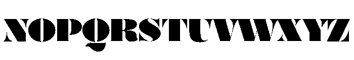 Posh Ultra Capitals Font UPPERCASE