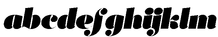 Posh Ultra Italic FONT