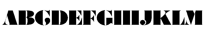 Posh Ultra Font UPPERCASE