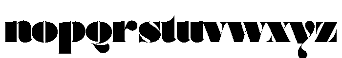 Posh Ultra Font LOWERCASE