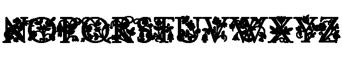 Posies Color Font LOWERCASE