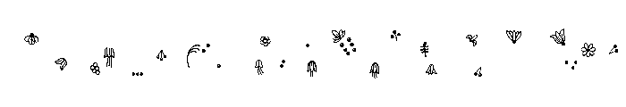 Posies Flowers Font UPPERCASE