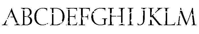 Posies Letter Font UPPERCASE