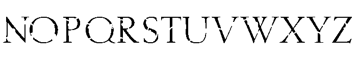 Posies Letter Font UPPERCASE