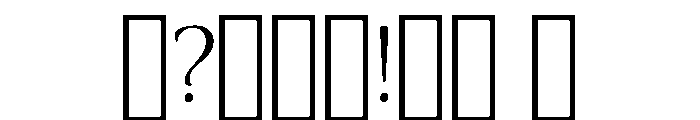 Posies Solid Font OTHER CHARS