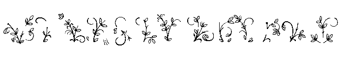 Posies Stems FONT