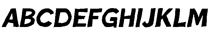 Poster Cut Neue Regular Italic FONT