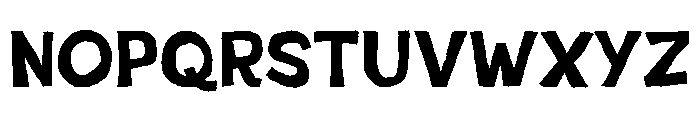 Poster Cut Neue Regular Font UPPERCASE