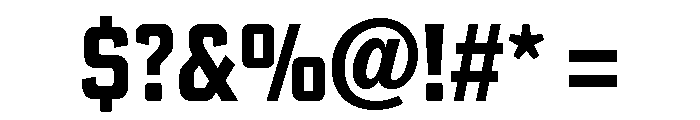 Poster Gothic Condensed Bold Font OTHER CHARS