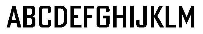 Poster Gothic Condensed Medium Font UPPERCASE