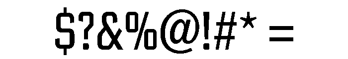 Poster Gothic Condensed Regular Font OTHER CHARS