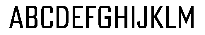 Poster Gothic Condensed Regular FONT