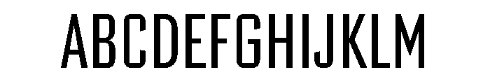 Poster Gothic Extra Condensed Regular FONT