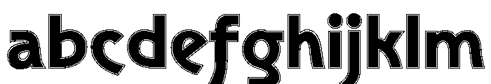Poster Gothic Inline FONT