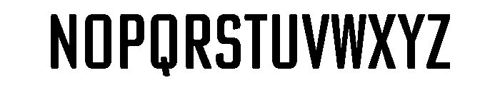 Poster Gothic Round Extra Condensed Medium Font LOWERCASE