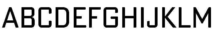 Poster Gothic Round Regular Font UPPERCASE
