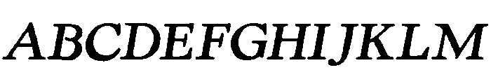 Powell Regular Italic Font UPPERCASE