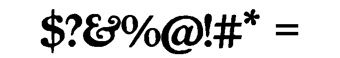 Powell Regular Font OTHER CHARS