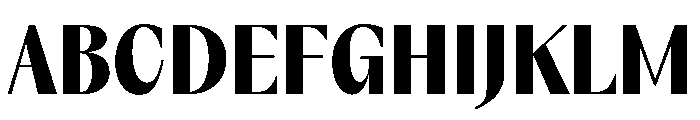 PPAcma Black Instance Font UPPERCASE