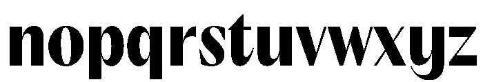 PPAcma Black Instance Font LOWERCASE