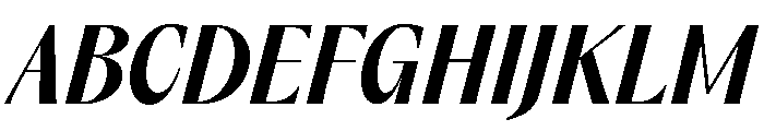 PPAcma BoldItalic Instance Font UPPERCASE