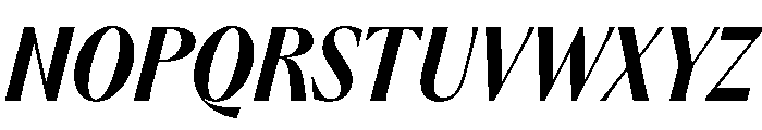 PPAcma BoldItalic Instance Font UPPERCASE