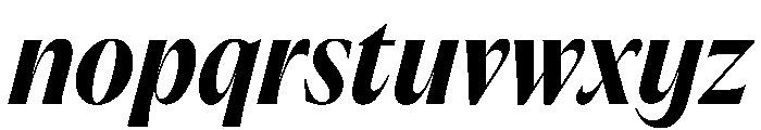 PPAcma ExtraboldItalic Instance Font LOWERCASE