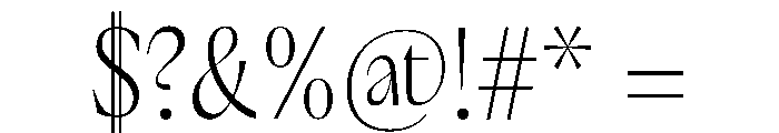 PPAcma Extralight Instance Font OTHER CHARS