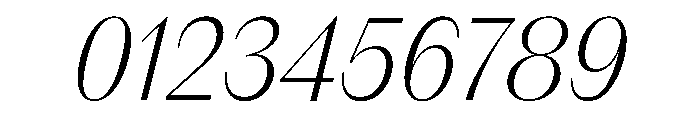 PPAcma ExtralightItalic Font OTHER CHARS
