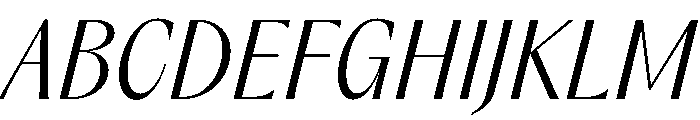 PPAcma LightItalic Instance Font UPPERCASE